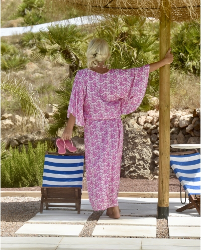 Angle Tunic long Ibiza Batik Pink