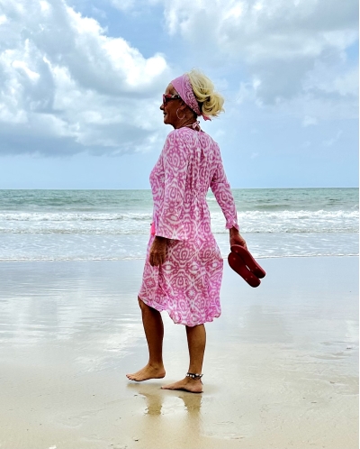 Gloria Short Dress Pink Karibik