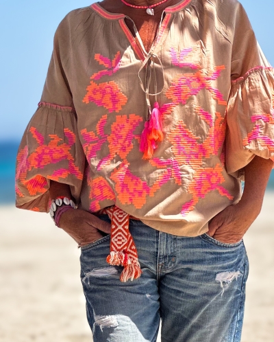 Boho Blouse Sand